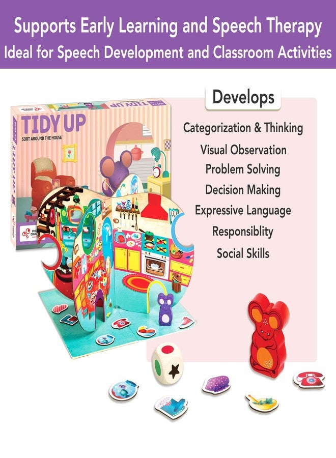 Chalk and Chuckles Tidy Up - Fun Sorting and Categorization Game for Kids Ages 3+ - Image 5
